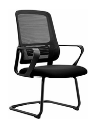 Lit V – Silla de Visita con Mesh, Tela Acrílica y Estructura Fija Tipo Trineo | SILLARIS