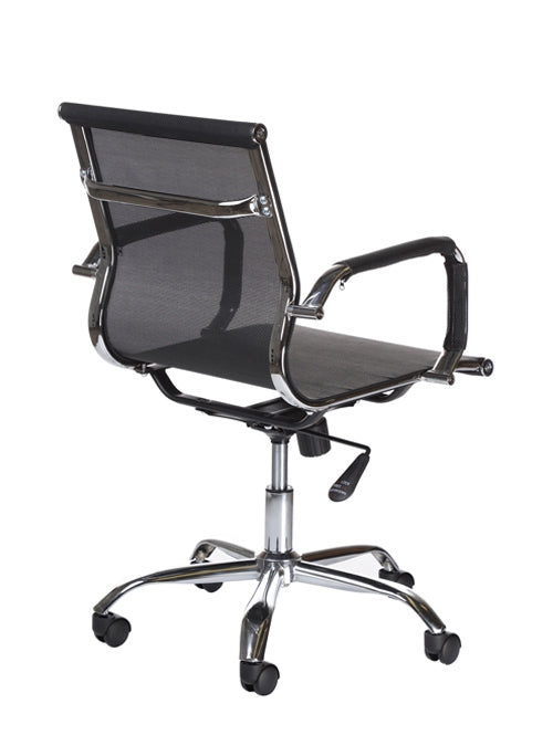 Ceiba B – Silla Ejecutiva Tapizada en Curpiel Tipo Mesh con Mecanismo Reclinable | SILLARIS