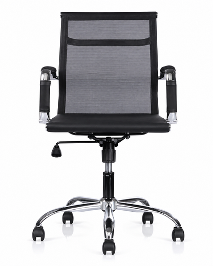 Ceiba B – Silla Ejecutiva Tapizada en Curpiel Tipo Mesh con Mecanismo Reclinable | SILLARIS