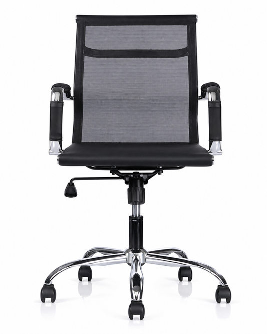 Ceiba B – Silla Ejecutiva Tapizada en Curpiel Tipo Mesh con Mecanismo Reclinable | SILLARIS