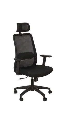 Spark A – Silla Ejecutiva con Malla, Cabecera Ajustable y Coderas Regulables | SILLARIS