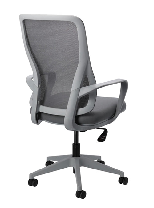 Neón – Silla Operativa con Malla, Coderas Fijas y Basculante | KINDEMEX