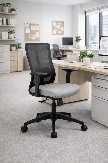 Atria B – Silla Ejecutiva Ergonómica con Mesh Ventilado y Reclinación con Bloqueo