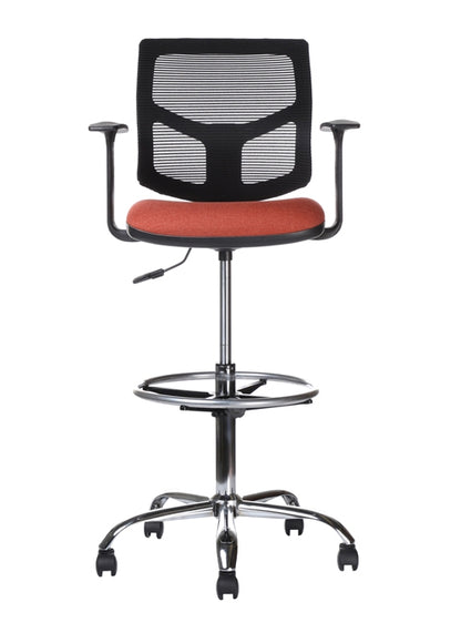 Rally + Ring – Silla Operativa con Malla, Coderas Ajustables y Reposapiés | SILLARIS