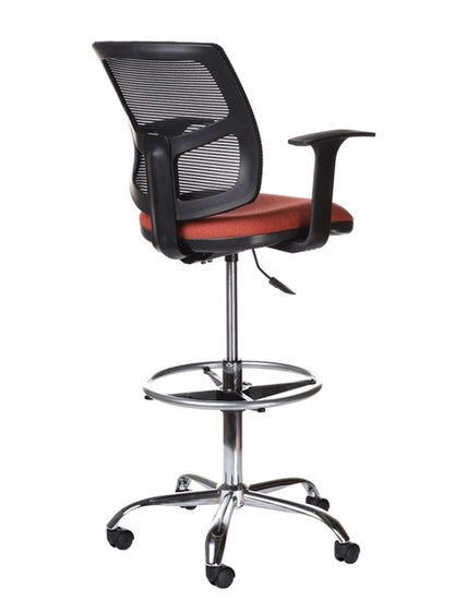 Rally + Ring – Silla Operativa con Malla, Coderas Ajustables y Reposapiés | SILLARIS