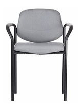 Sky Arm – Silla Multiusos Fija en PP con Coderas y Estructura Tubular de Acero | SILLARIS