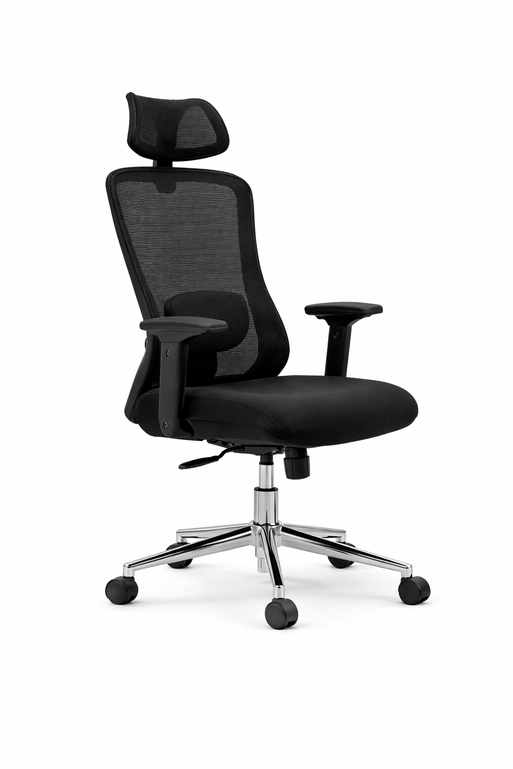 Supra A – Silla Ejecutiva con Mesh, Cabecera y Coderas Ajustables | SILLARIS