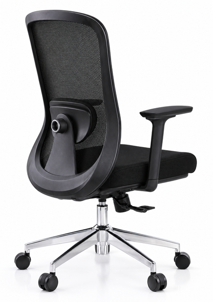 Supra B – Silla Ejecutiva con Mesh, Coderas Ajustables y Sin Cabecera | SILLARIS